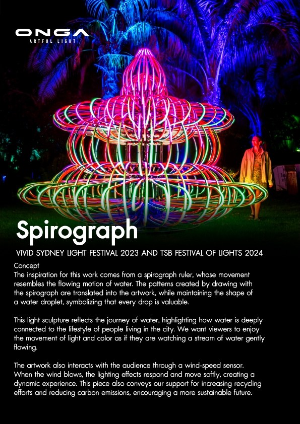 Vivid Sydney — Spirograph